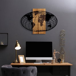 Wallity Wold Map - 332 Negro y Nogal
